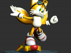 Miles Tails Prower Riders 3D 打印模型