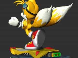 Miles Tails Prower Riders 3D Print Model