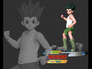 Gon Freecss - Jump Force Modèles 3D en vedette