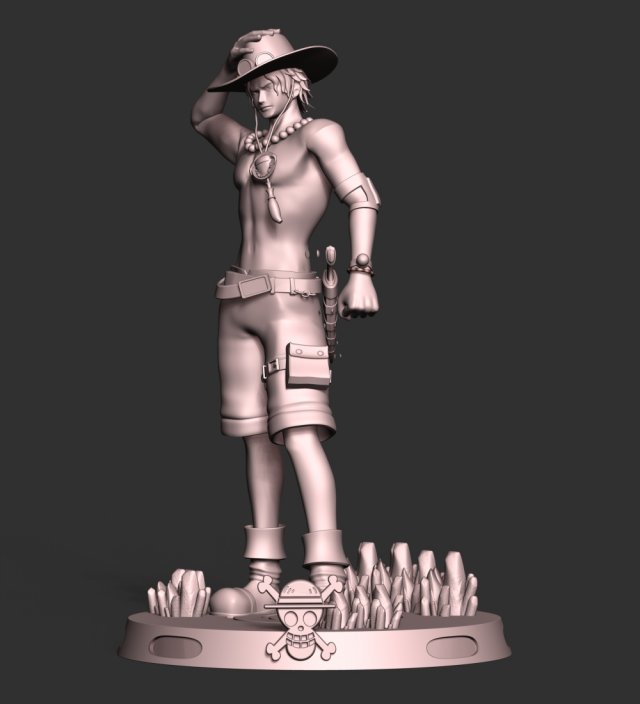STL file Deco Ace - One piece ♠️・3D printable model to download