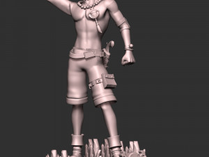 Ace - One Piece 3D Принт Модель