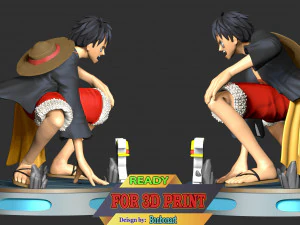 One Piece - Monkey D Luffy 3D Print Model