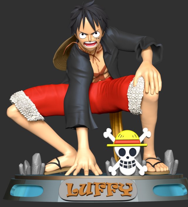 Banpresto - Monkey D. Luffy vs. Local Sea Monster, One Piece Figurine de  collection