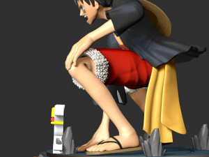 One Piece - Monkey D Luffy 3D Print Model