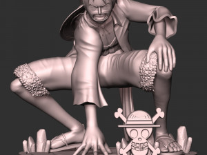 One Piece - Monkey D Luffy 3Dプリントモデル