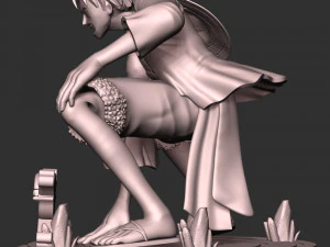 One Piece - Monkey D Luffy 3D Print Model