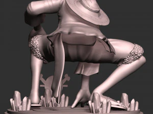 One Piece - Monkey D Luffy 3D Print Model