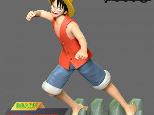 One Piece - Luffy 3D Print Model