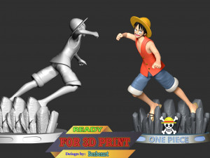 One Piece - Luffy 3Dプリントモデル