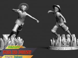 One Piece - Luffy 3D Print Model