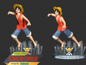 One Piece - Luffy 3D Print Model