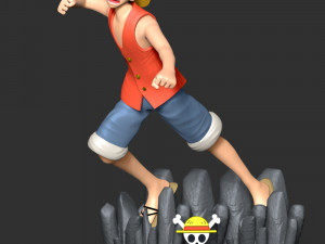 One Piece - Luffy 3Dプリントモデル