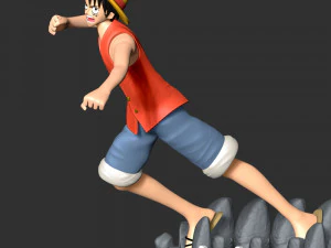 One Piece - Luffy 3D Print Model