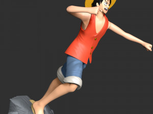 One Piece - Luffy 3Dプリントモデル