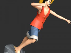 One Piece - Luffy 3D Print Model