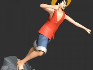 One Piece - Luffy 3Dプリントモデル