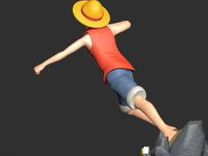 One Piece - Luffy 3Dプリントモデル