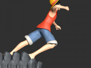 One Piece - Luffy 3Dプリントモデル