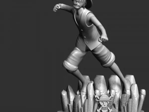 One Piece - Luffy 3D Print Model