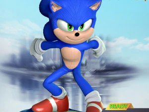 Kirpi Sonic 2 3D Baskı Modeli