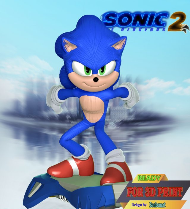 3d sonic 2025 the hedgehog 2