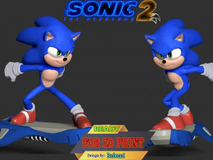Sonic the Hedgehog 2 3D Print Model