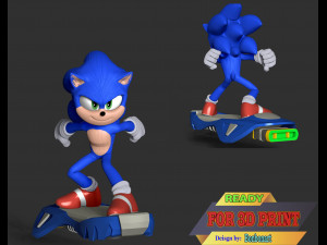 Sonic the Hedgehog 2 Model do druku 3D