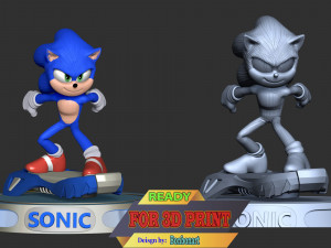 Sonic the Hedgehog 2 Model do druku 3D