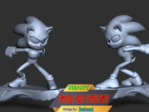 Sonic the Hedgehog 2 3D Print Model