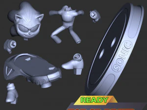 Sonic the Hedgehog 2 3D Print Model