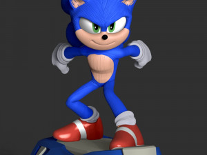 Sonic the Hedgehog 2 Model do druku 3D