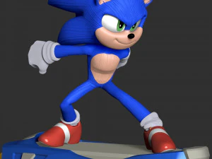 Sonic the Hedgehog 2 3D Print Model