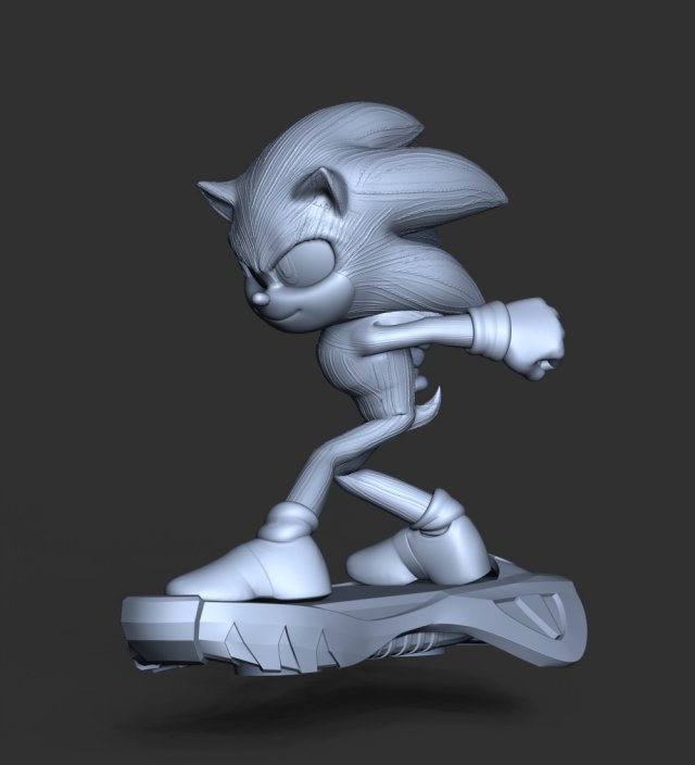 Sonic the Hedgehog 2 Modèles 3D en vedette in Figurines 3DExport