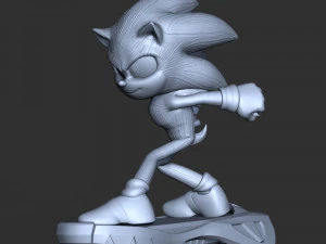 Sonic the Hedgehog 2 3D Print Model