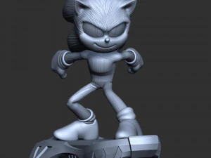 Sonic the Hedgehog 2 3D Print Model
