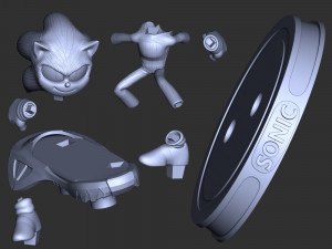 Sonic the Hedgehog 2 Model do druku 3D