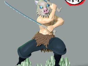 Inosuke Hashibira - Demon Slayer 3D Print Model