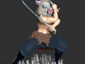 Inosuke Hashibira - Demon Slayer 3D Print Model