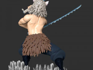 Inosuke Hashibira - Demon Slayer 3D Print Model