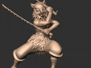 Inosuke Hashibira - Demon Slayer 3D Print Model