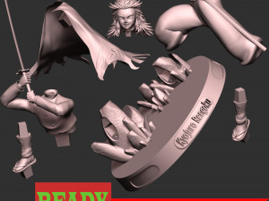 Kyojuro Rengoku - Demon Slayer 3D Принт Модель