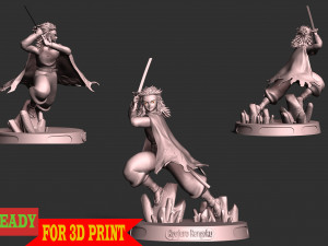Kyojuro Rengoku - Demon Slayer 3D Принт Модель