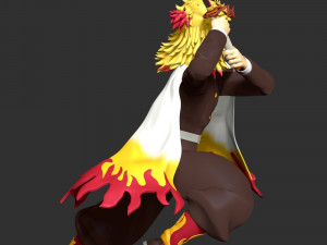 Kyojuro Rengoku - Demon Slayer 3D Принт Модель