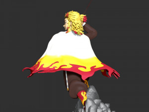 Kyojuro Rengoku - Demon Slayer 3D Принт Модель