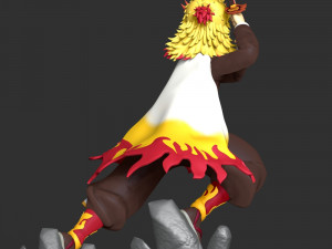 Kyojuro Rengoku - Demon Slayer 3D Принт Модель