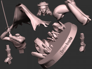 Kyojuro Rengoku - Demon Slayer 3D Принт Модель
