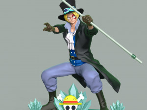 Sabo - One Piece 3D Baskı Modeli