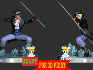 Sabo - One Piece 3D Baskı Modeli
