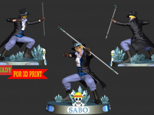 Sabo - One Piece 3D Baskı Modeli