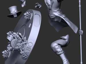 사보 - 원피스 3D 프린트 모델